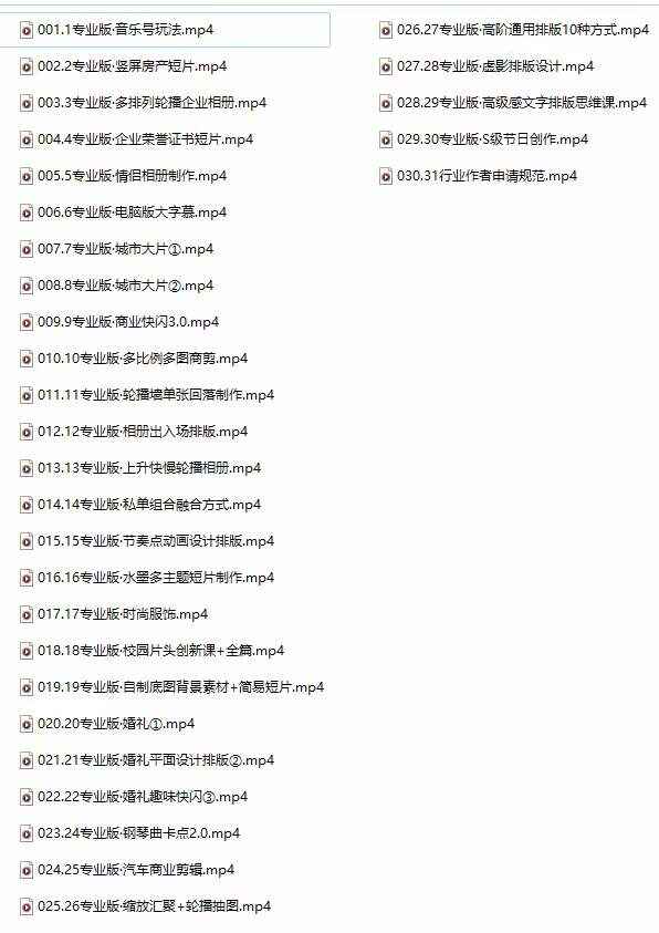 图片[2]-全能【剪辑】创作人课程，剪映专业版实战（课程+安装包＋素材）-天边资源网