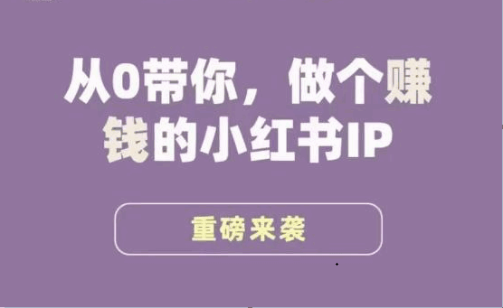 小红书运营宝典，从零开始带你做个赚钱的小红书IP（19节课）-天边资源网