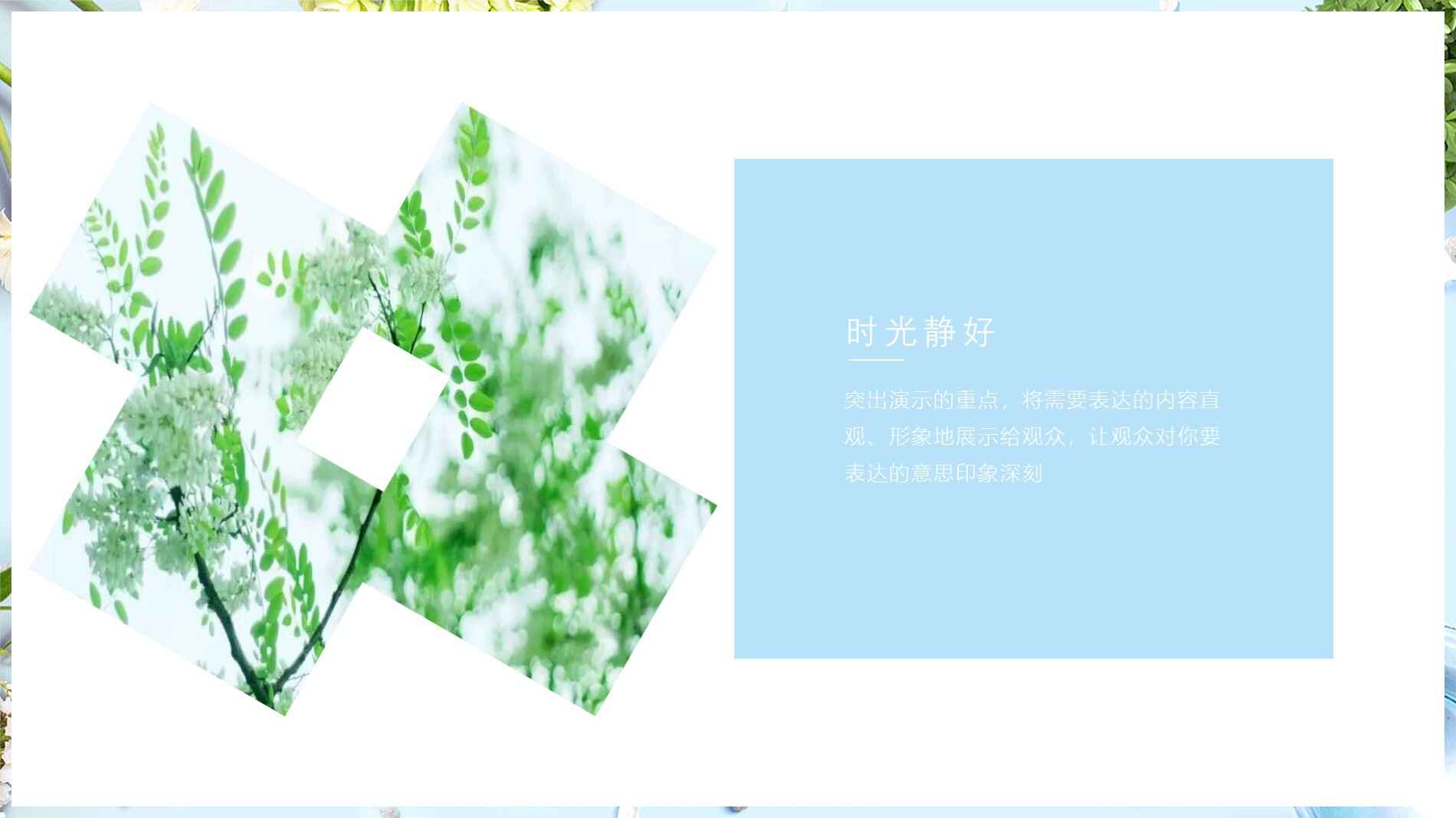 图片[9]-时光静好与君语工作总结PPT模板-天边资源网