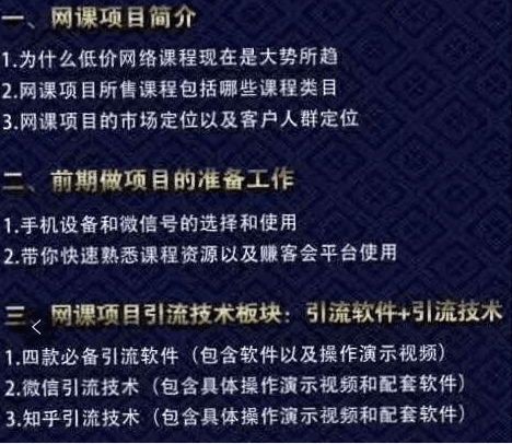 图片[1]-网课项目3.0，小白也能月入3W+【视频课程】-天边资源网