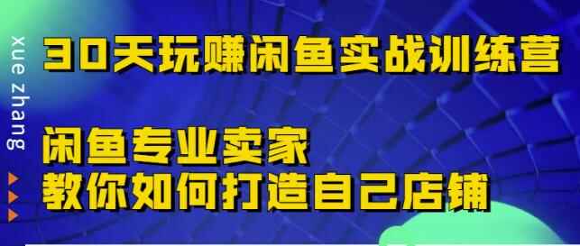 图片[1]-30天玩赚闲鱼实战训练营，闲鱼专业卖家教你如何打造自己店铺-天边资源网