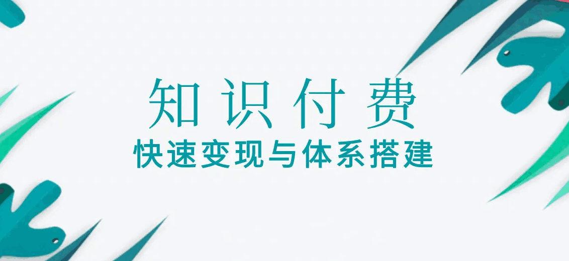 图片[1]-知识付费项目实操课程，教你个人如何做知识付费【视频教程】-天边资源网