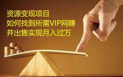 图片[1]-网盘低成本资源变现新玩法，找到所需VIP网赚教程并出售实现盈利-天边资源网