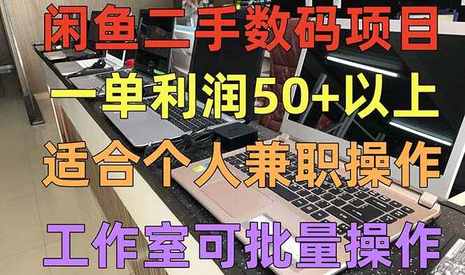 图片[1]-个人副业闲鱼二手数码项目【工作室可批量放大操作】一单50+以上-天边资源网