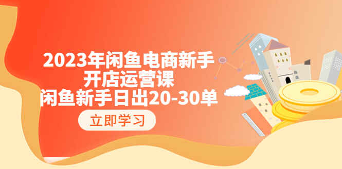 图片[1]-最新闲鱼新手开店课：闲鱼新手日出20-30单（18节-实战干货）-天边资源网