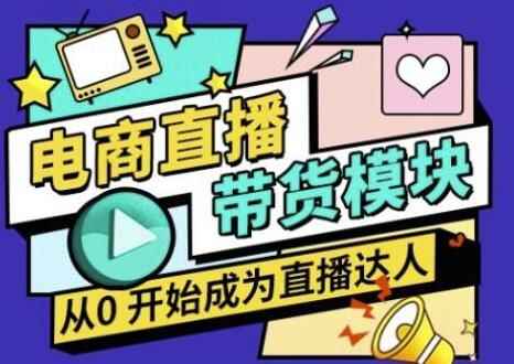 图片[1]-电商直播带货课，系统学习直播带货各环节技巧和套路-天边资源网
