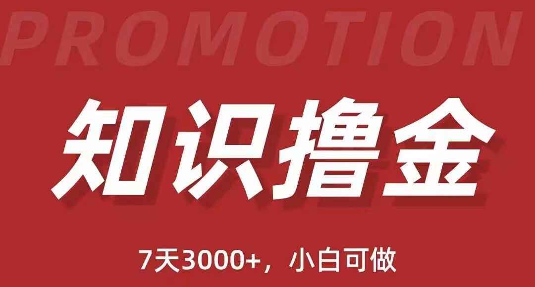 图片[1]-抖音知识撸金项目教程：当天见收益！简单粗暴日入1000-天边资源网