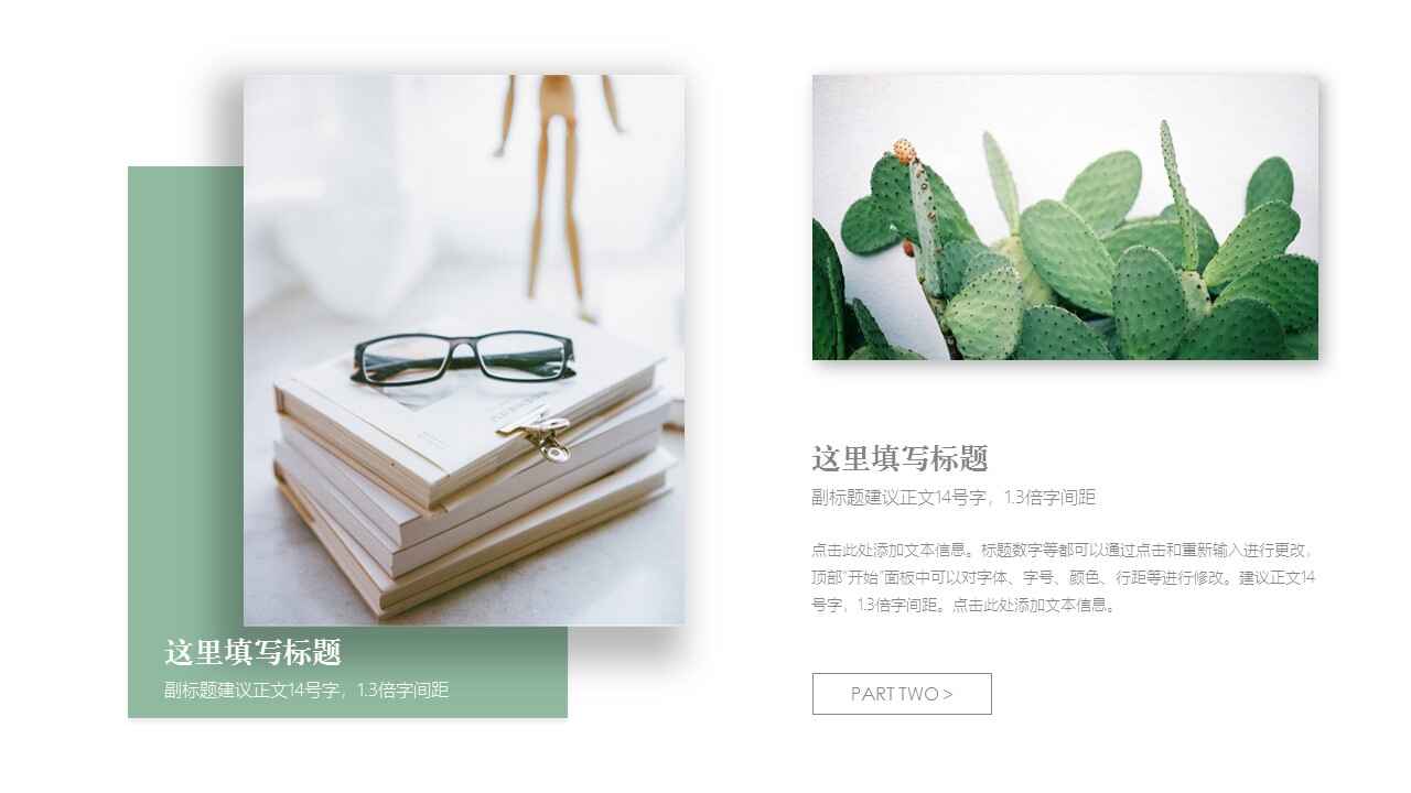 图片[9]-清新植物高端简约工作汇报工作总结ppt模板-天边资源网
