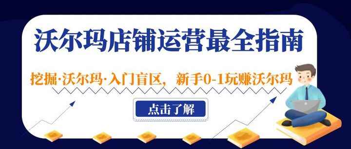 图片[1]-沃尔玛店铺运营课程，全流程讲解教新手0-1玩赚沃尔玛-天边资源网