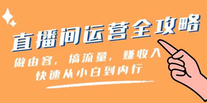 图片[1]-直播间运营入门到精通：做由容、搞流量，赚收入，快速从小白到专家（46节课）-天边资源网