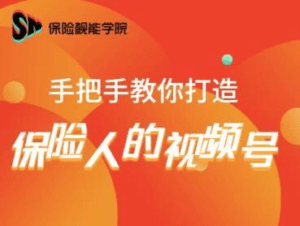 手把手教你打造保险人的视频号-天边资源网