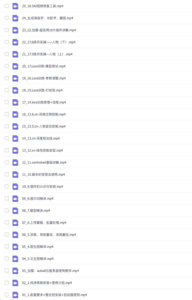 图片[4]-Stable diffusion系统课程：0基础系统性学习AI绘画，小白也能轻松上手（65节课）-天边资源网