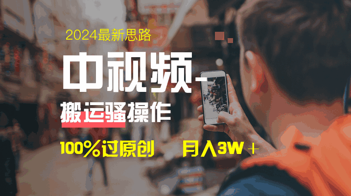 图片[1]-中视频新思路，双重去重100%过原创，一键分发多平台变现，简单无脑，日入1000+【揭秘】-天边资源网