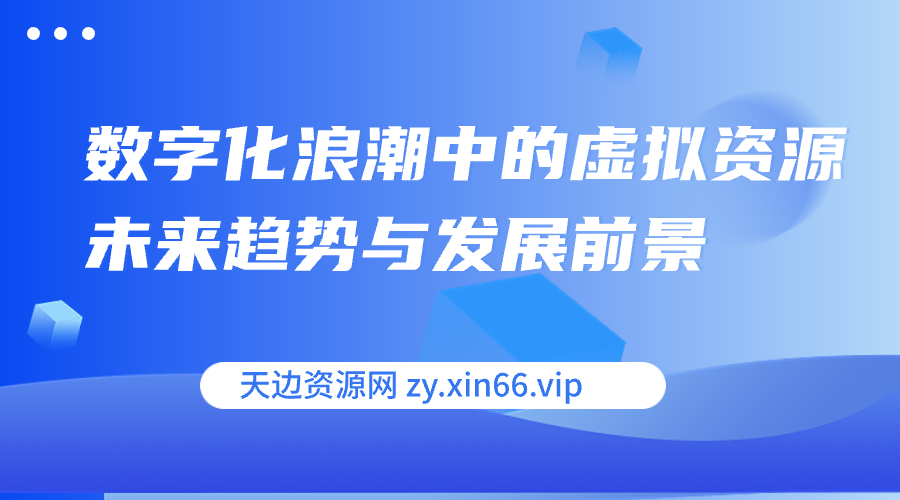 图片[1]-数字化浪潮中的虚拟资源 未来趋势与发展前景-天边资源网