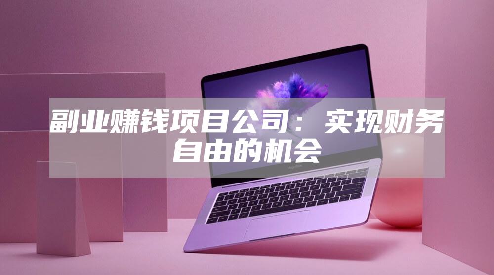 副业赚钱项目公司：实现财务自由的机会