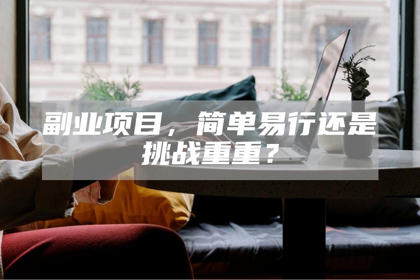副业项目，简单易行还是挑战重重？