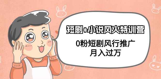 短剧+小说风火特训课程