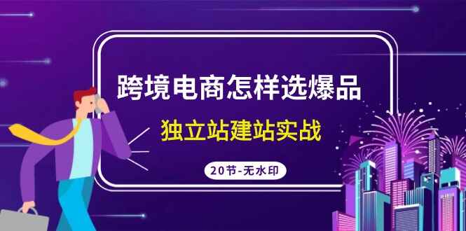 跨境电商选爆品,独立站建站实战