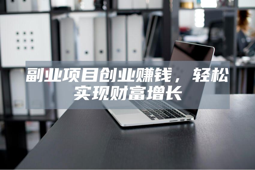 副业项目创业赚钱，轻松实现财富增长