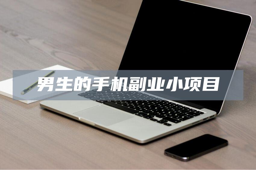 男生的手机副业小项目