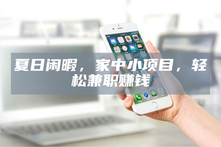 夏日闲暇，家中小项目，轻松兼职赚钱