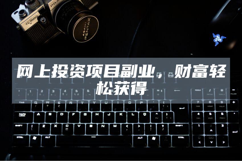 网上投资项目副业,财富轻松获得