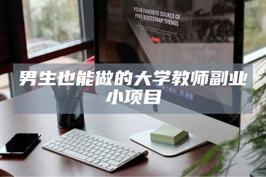 男生也能做的大学教师副业小项目