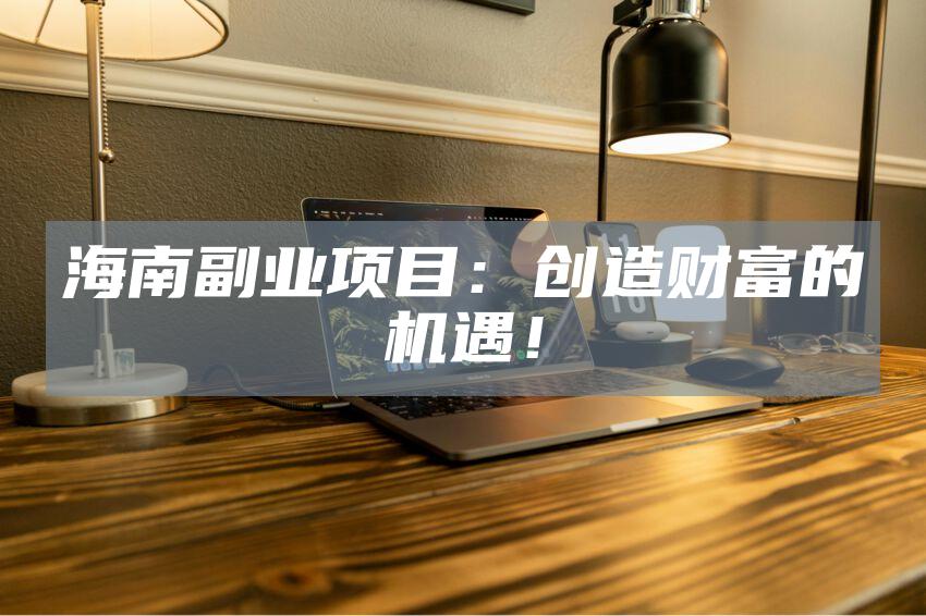 海南副业项目：创造财富的机遇！