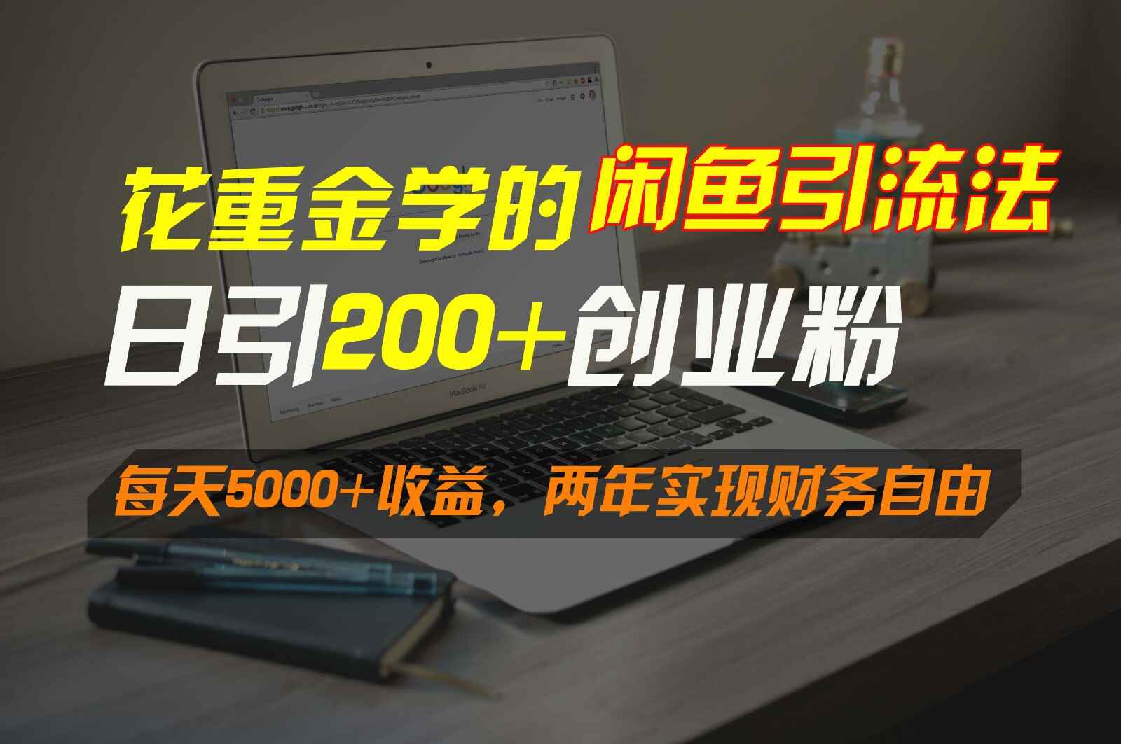 花重金学的闲鱼引流法