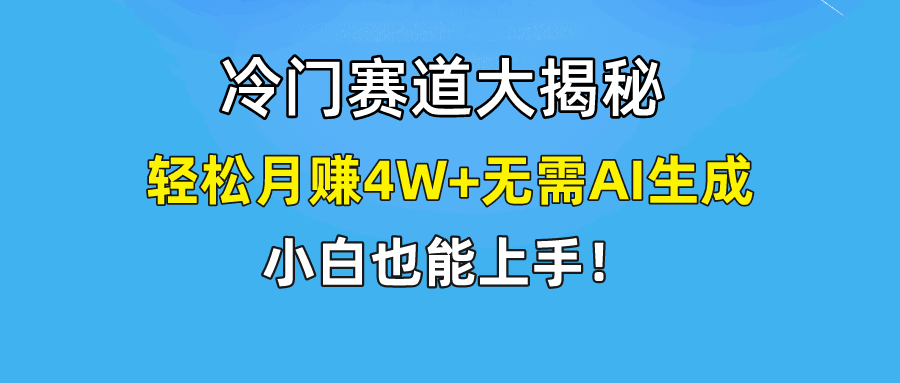 快手无脑搬运冷门赛道视频