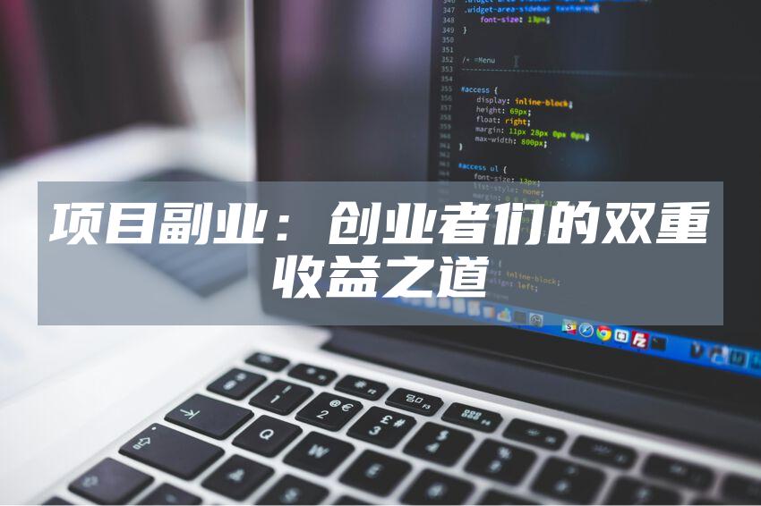 项目副业：创业者们的双重收益之道