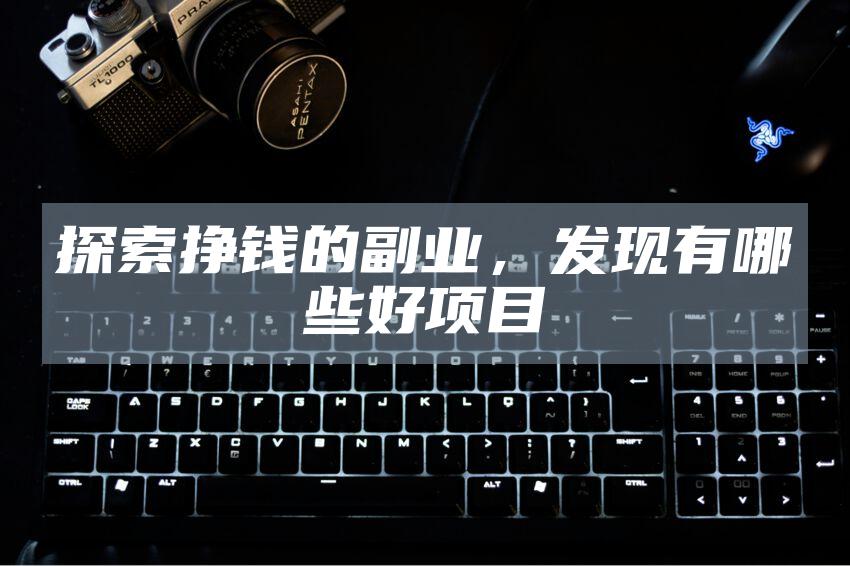 探索挣钱的副业，发现有哪些好项目
