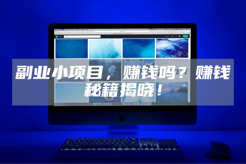 副业小项目，赚钱吗？赚钱秘籍揭晓！