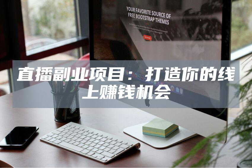 直播副业项目：打造你的线上赚钱机会