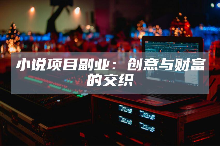 小说项目副业：创意与财富的交织