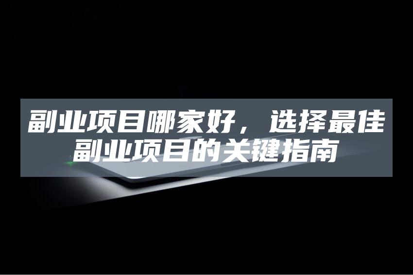 副业项目哪家好，选择最佳副业项目的关键指南