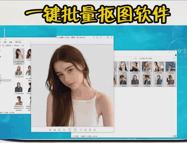 一键批量抠图工具