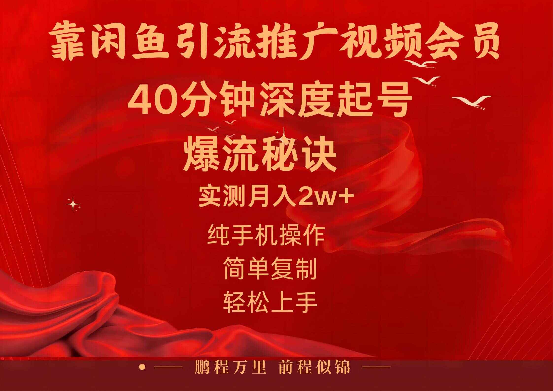 闲鱼暴力引流推广视频会员
