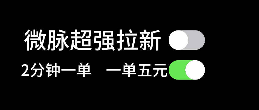 微脉超强拉新