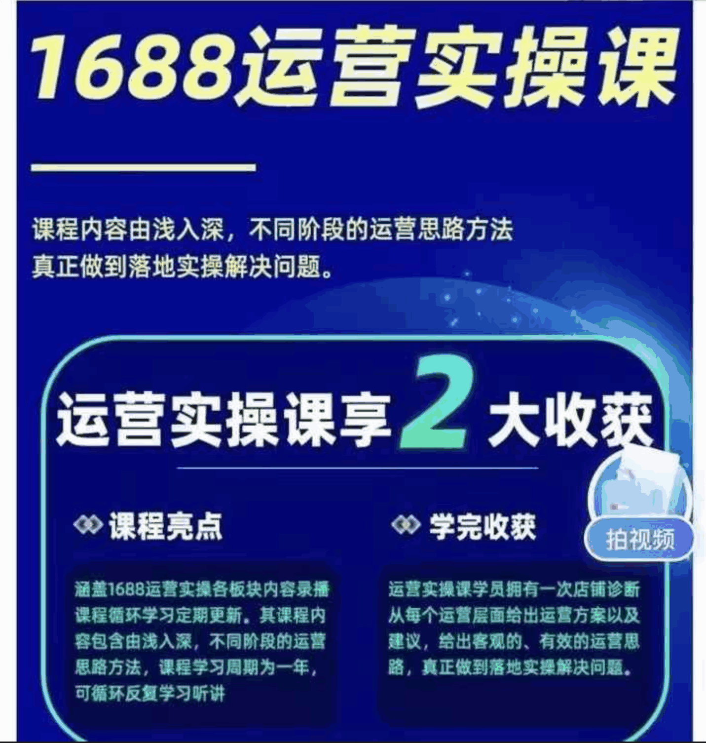 1688最新实战运营课程