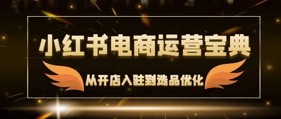 小红书电商运营宝典