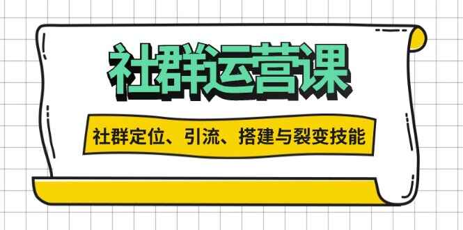 社群运营打卡计划