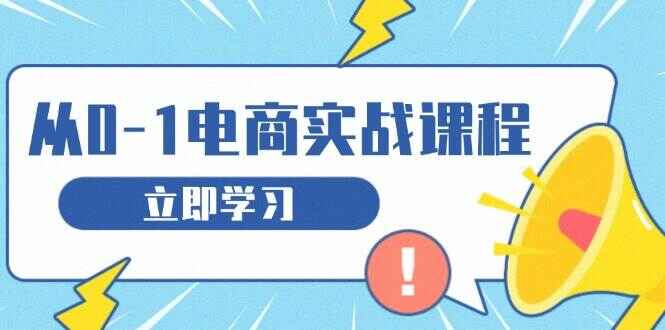 从零做电商实战课程