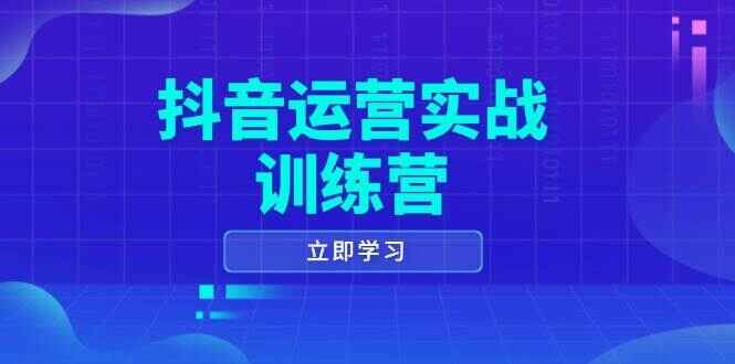 抖音运营实战训练课程