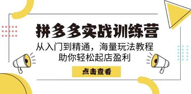 拼多多实战训练课程