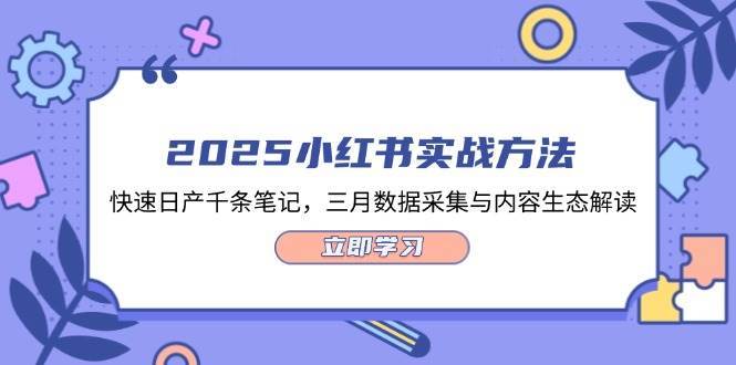 2025小红书实战方法