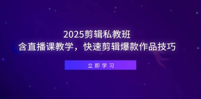 2025剪辑私教课程