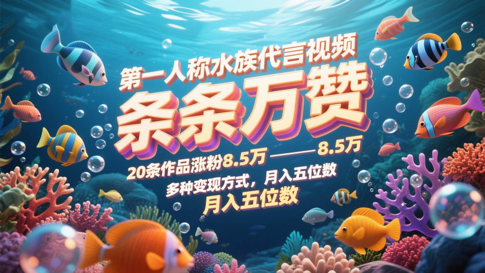 第一人称水族代言视频