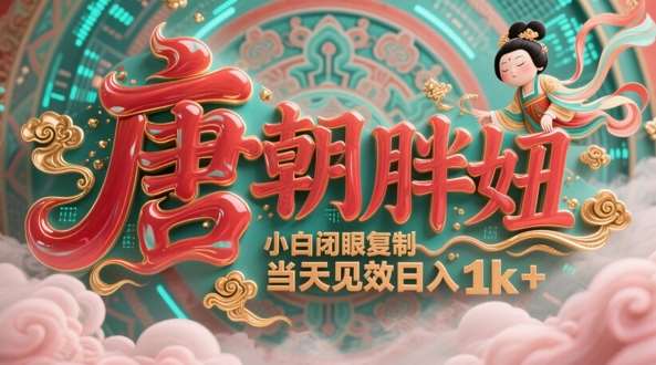 用AI克隆“唐朝胖妞”