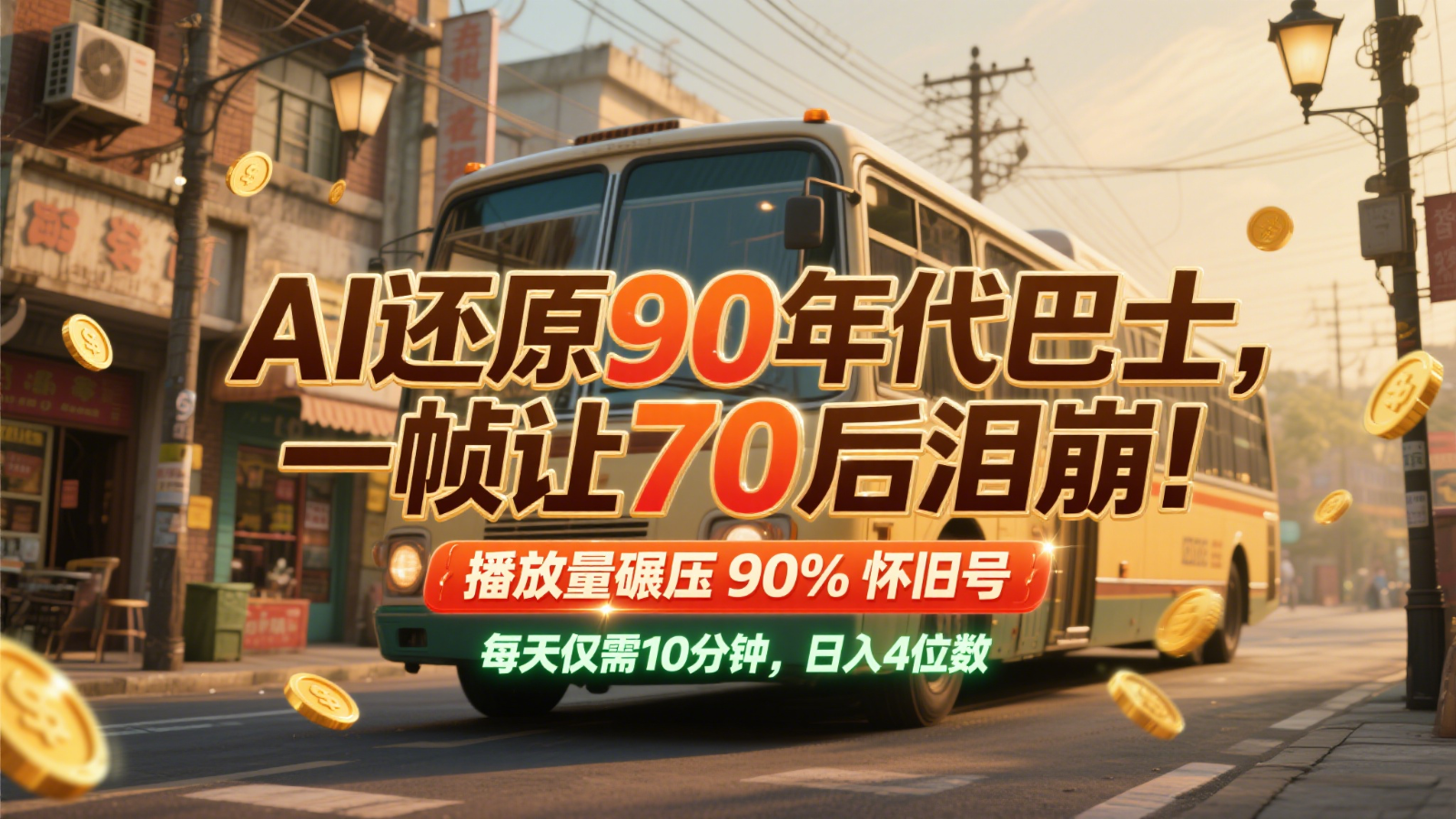 AI还原90年代巴士